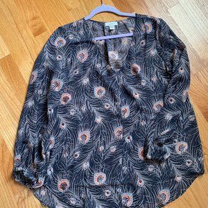 LOFT Women's Sheer Blouse